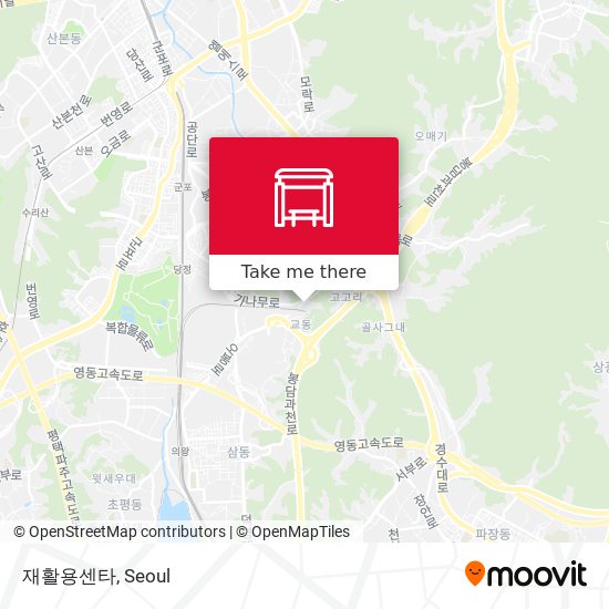 재활용센타 map