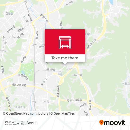 중앙도서관 map