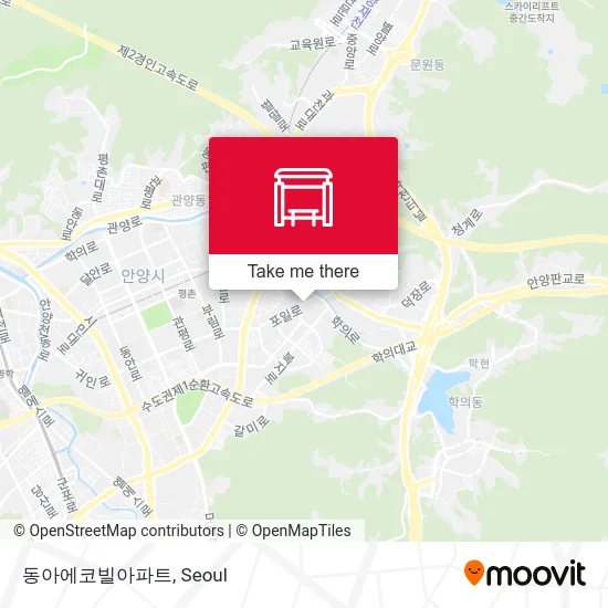 동아에코빌아파트 map