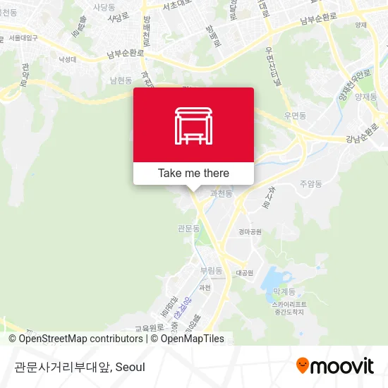관문사거리부대앞 map