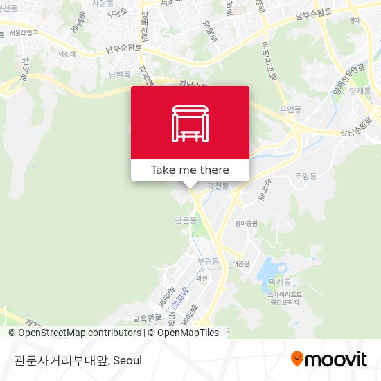 관문사거리부대앞 map