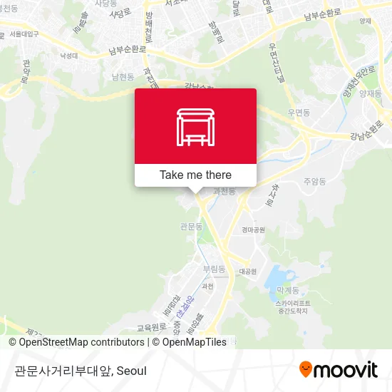 관문사거리부대앞 map