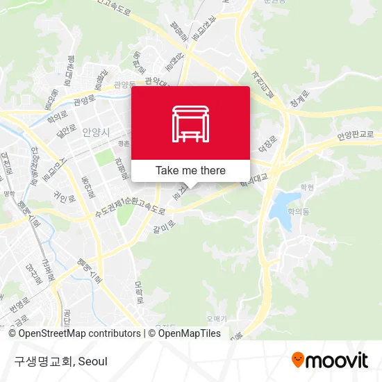 구생명교회 map