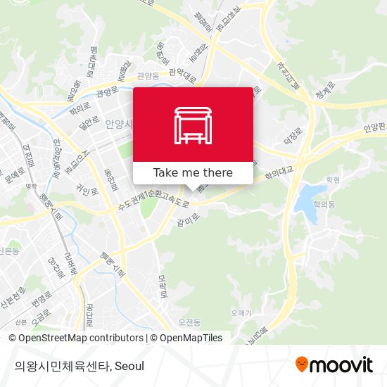 의왕시민체육센타 map