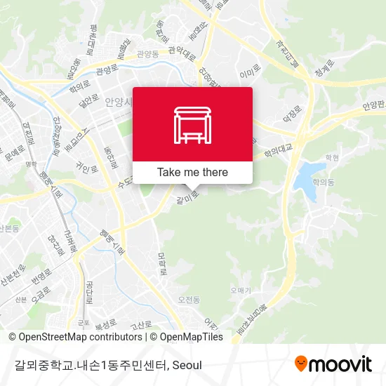 갈뫼중학교.내손1동주민센터 map