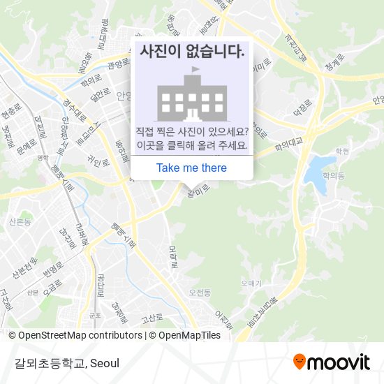 갈뫼초등학교 map