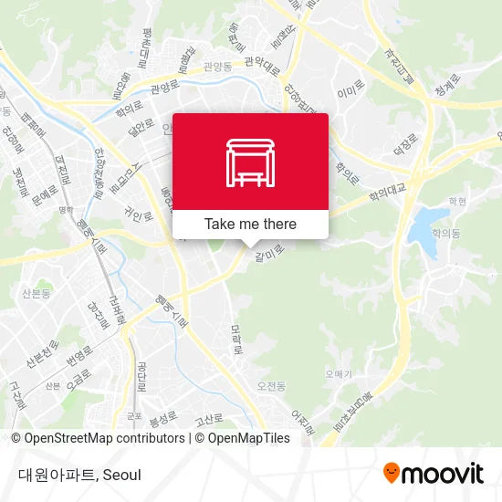 대원아파트 map