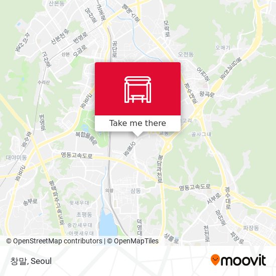 창말 map