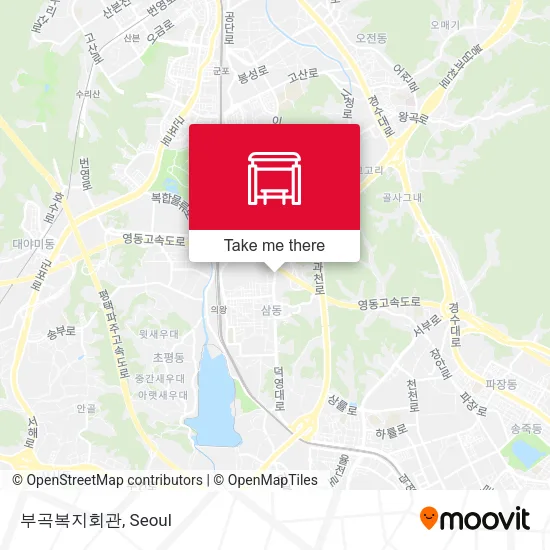 부곡복지회관 map