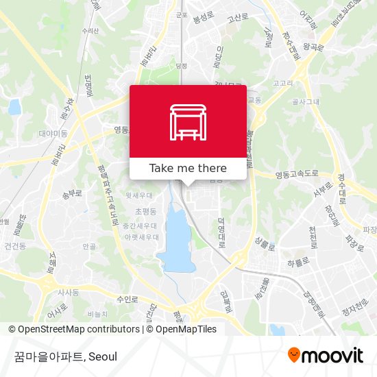 꿈마을아파트 map