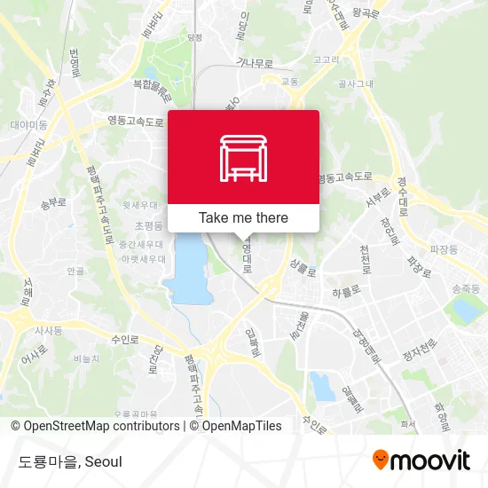 도룡마을 map