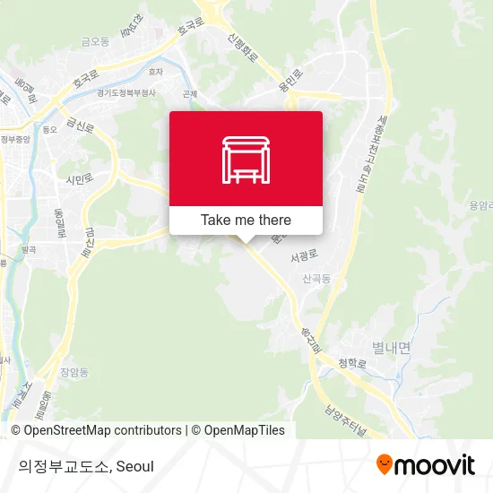 의정부교도소 map