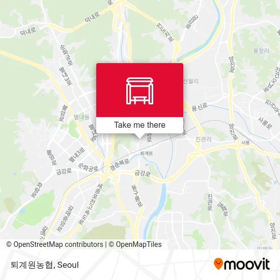 퇴계원농협 map