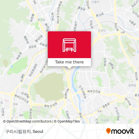 구리시립묘지 map