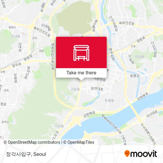 정각사입구 map