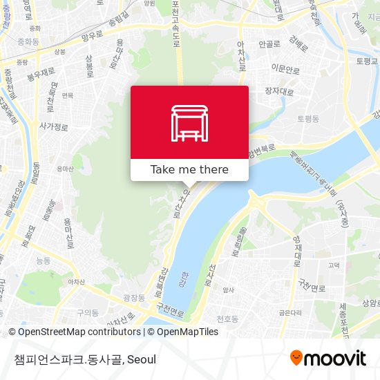 챔피언스파크.동사골 map