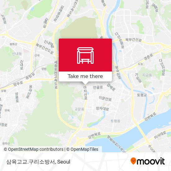 삼육고교.구리소방서 map