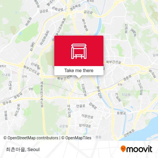 최촌마을 map
