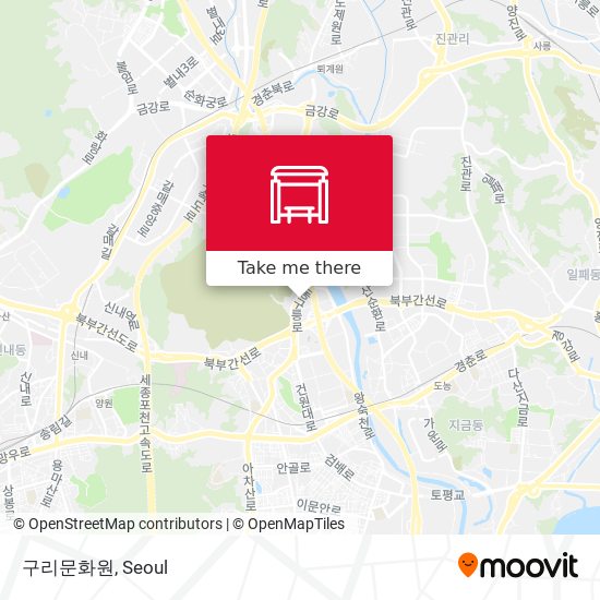 구리문화원 map
