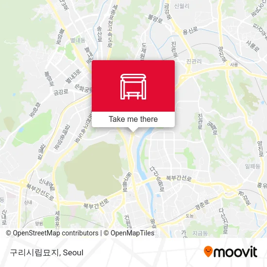 구리시립묘지 map