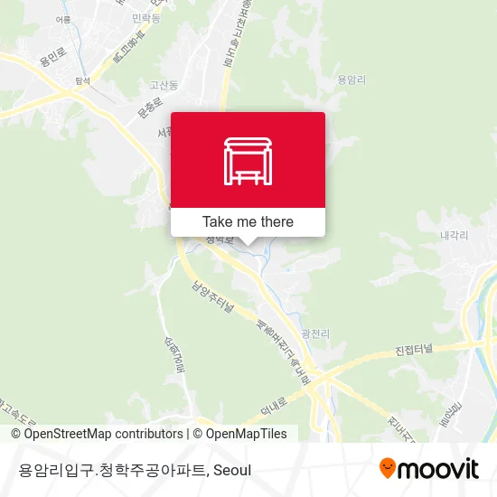 용암리입구.청학주공아파트 map
