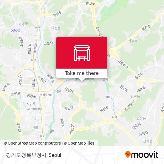 경기도청북부청사 map