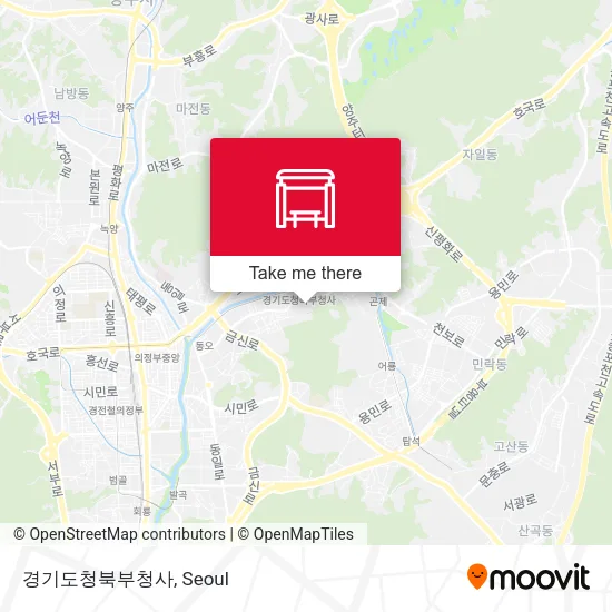 경기도청북부청사 map