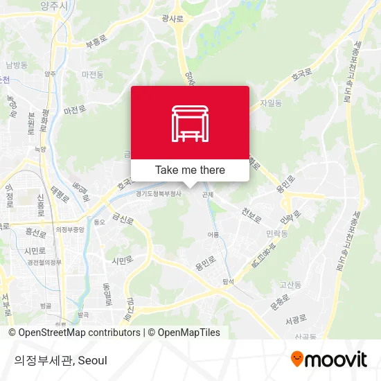 의정부세관 map