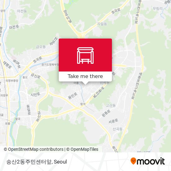 송산2동주민센터앞 map