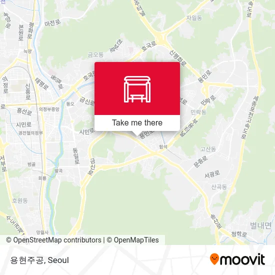 용현주공 map