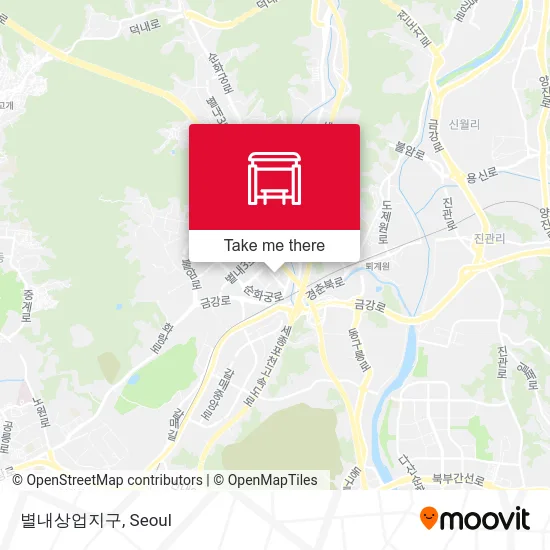 별내상업지구 map