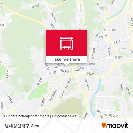 별내상업지구 map
