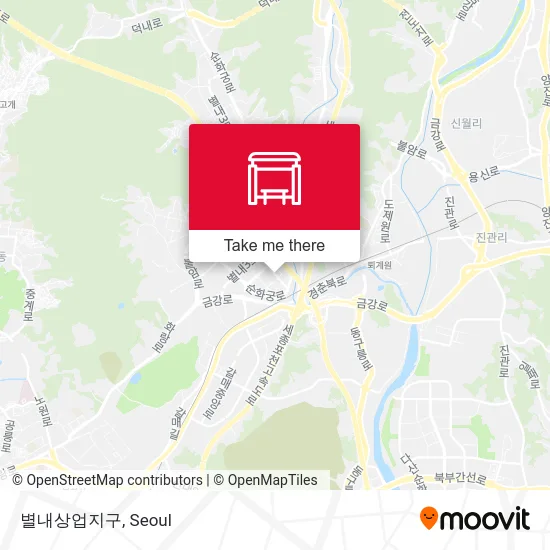 별내상업지구 map