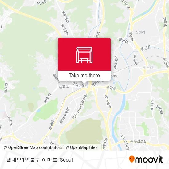 별내역1번출구.이마트 map