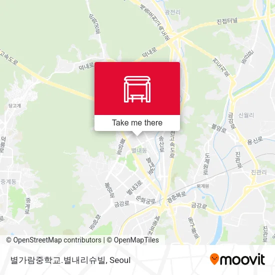 별가람중학교.별내리슈빌 map