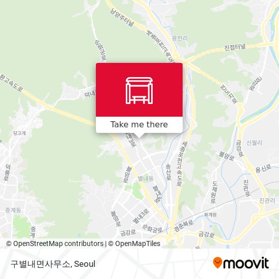 구별내면사무소 map