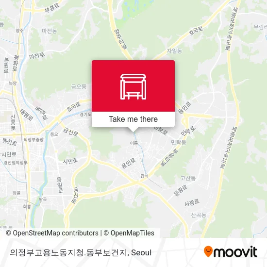 의정부고용노동지청.동부보건지 map