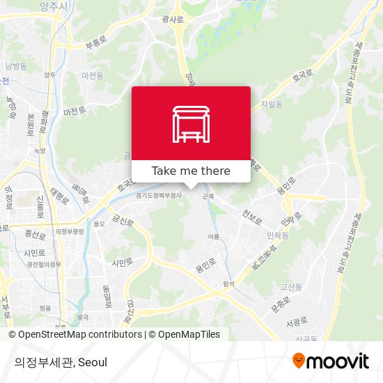 의정부세관 map