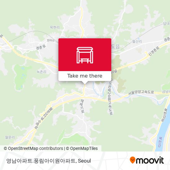 영남아파트.풍림아이원아파트 map