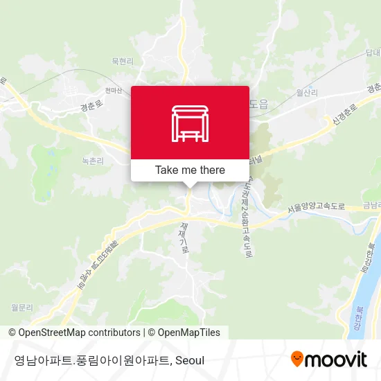 영남아파트.풍림아이원아파트 map