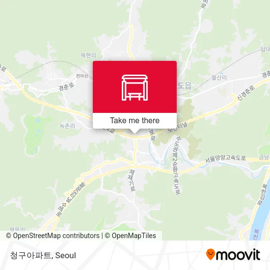 청구아파트 map