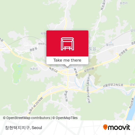 창현택지지구 map