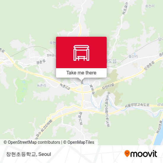 창현초등학교 map