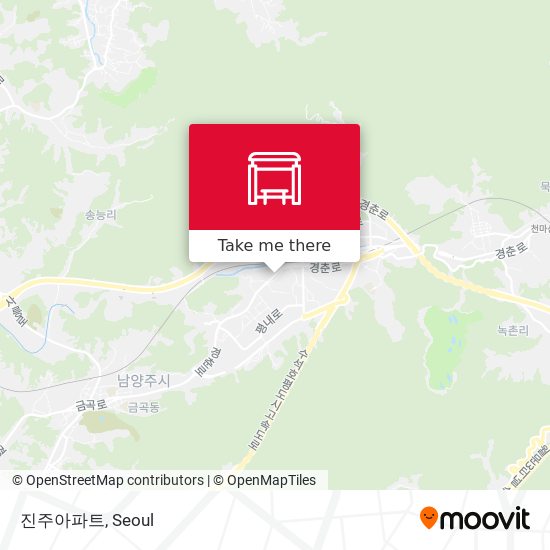 진주아파트 map