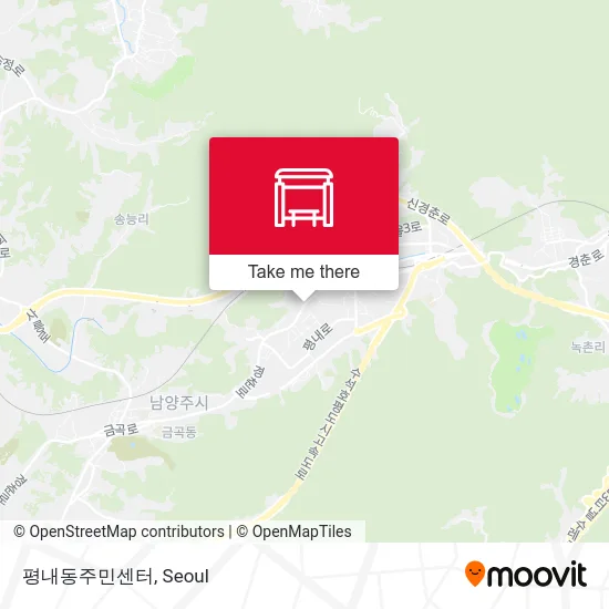 평내동주민센터 map