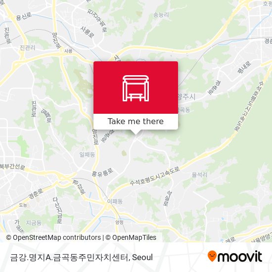 금강.명지A.금곡동주민자치센터 map