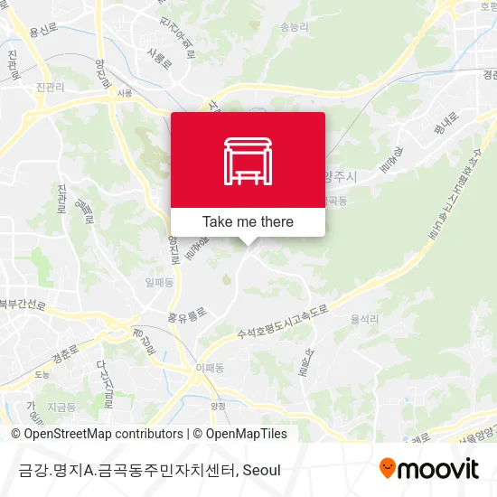 금강.명지A.금곡동주민자치센터 map