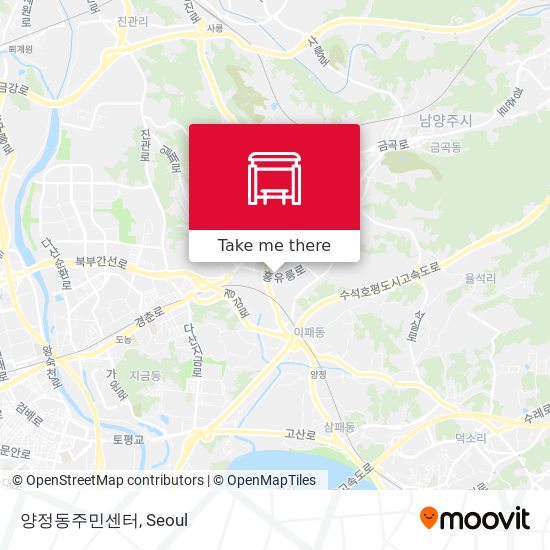 양정동주민센터 map