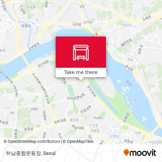하남종합운동장 map