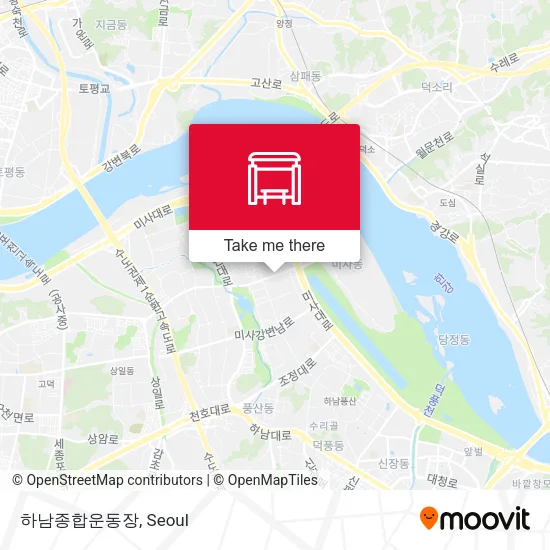 하남종합운동장 map